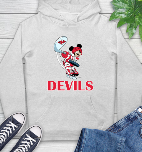 NHL Hockey New Jersey Devils Cheerful Mickey Mouse Shirt Hoodie 2