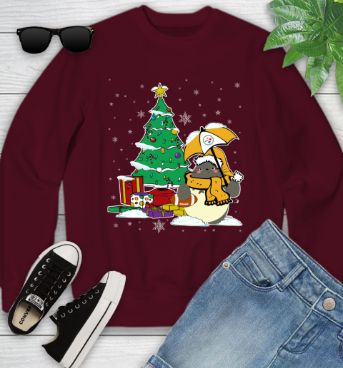 Pittsburgh Steelers NFL Football Cute Tonari No Totoro Christmas Sports Youth Sweatshirt 4