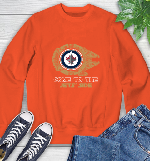 NHL Come To The Winnipeg Jets Wars Hockey Sports Sweatshirt 3