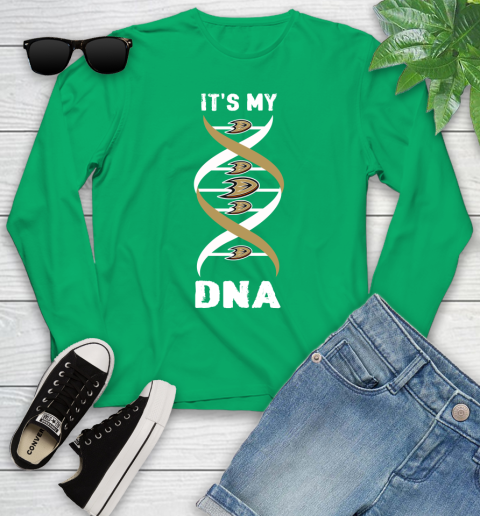 Anaheim Ducks NHL Hockey It's My DNA Sports Youth Long Sleeve 7