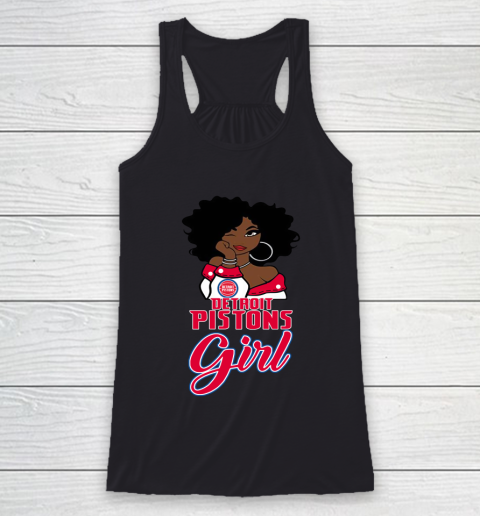 Detroit Pistons Girl NBA Racerback Tank