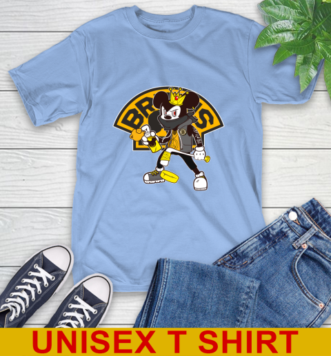 Boston Bruins NHL Hockey Mickey Peace Sign Sports T-Shirt 11