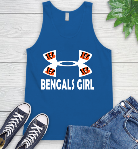 NFL Cincinnati Bengals Girl Under Armour Football Sports Tank Top 4