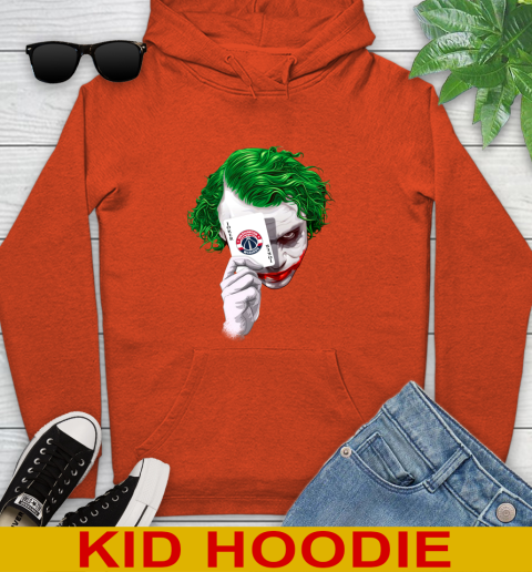 Washington Wizards NBA Basketball Joker Card Shirt Youth Hoodie 4