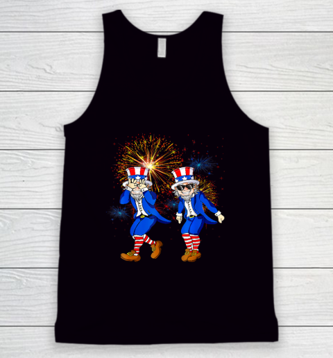 Uncle Sam Griddy Dance Funny 4th Of July Independence Day Tank Top