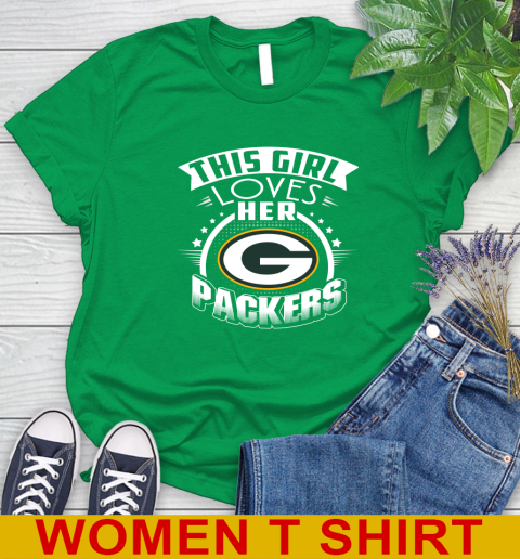 Green Bay Packers NFL Football This Girl Loves Her Team 91