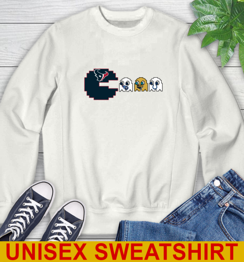 Houston Texans NFL Football Pac Man Champion Sweatshirt