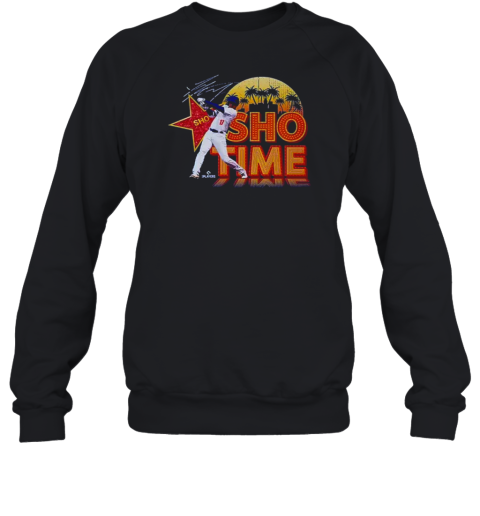 Los Angeles Shohei Ohtani Sho Tme Signature Retro MLB Sweatshirt