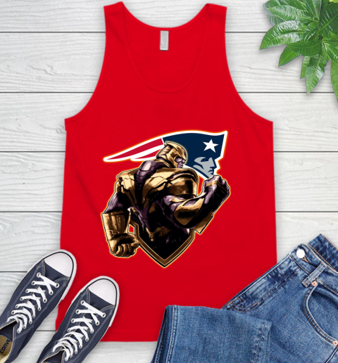NFL Thanos Avengers Endgame Football Sports New England Patriots Tank Top 6