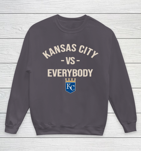 Kansas City Royals Vs Everybody Youth Sweatshirt 5