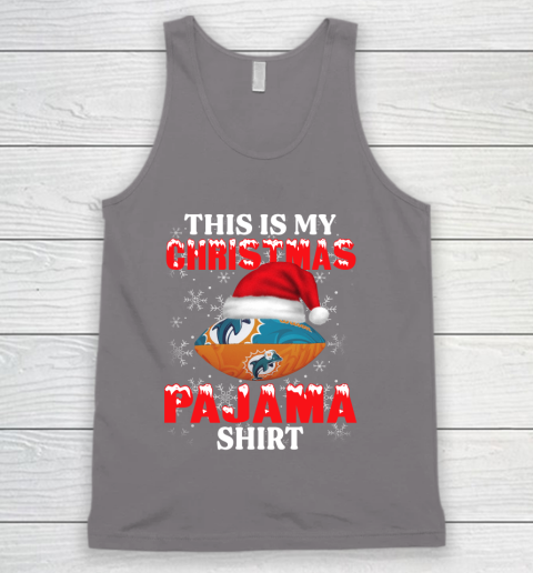 Miami Dolphins This Is My Christmas Pajama Shirt NFL Tank Top 6