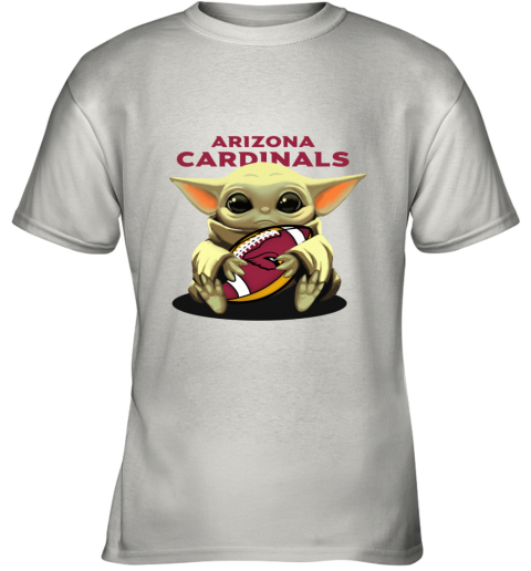 Baby Yoda Loves The Arizona Cardinals gcnz baby yoda loves the arizona cardinals youth t shirt 26 front white