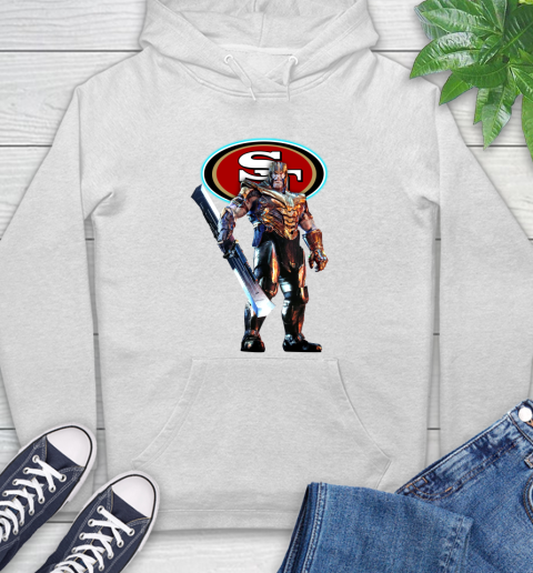 NFL Thanos Gauntlet Avengers Endgame Football San Francisco 49ers Hoodie