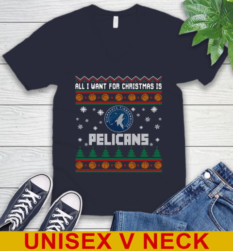 NBA Basketball All I Want For Christmas Is New Orleans Pelicans 48