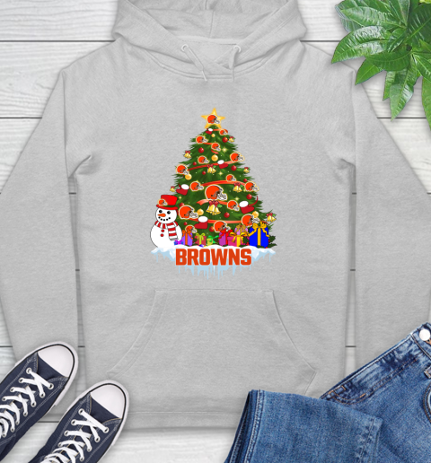 Cleveland Browns Merry Christmas NFL Football Sports Hoodie 6