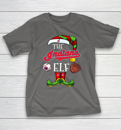 Cleveland Indians Christmas ELF Funny MLB T-Shirt 8