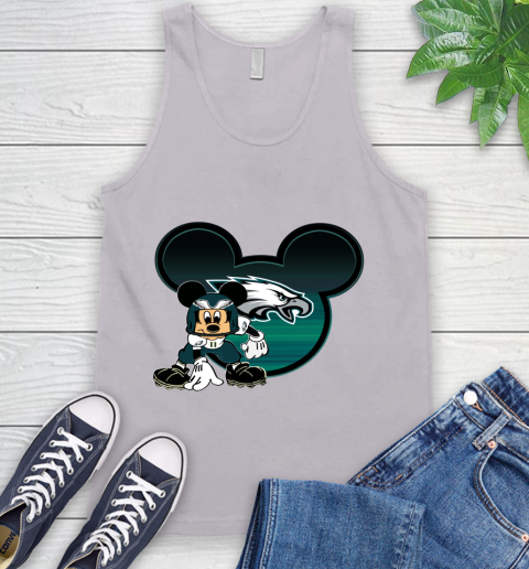 NFL Philadelphia Eagles Mickey Mouse Disney Football T Shirt Tank Top 5 NFL Philadelphia Eagles Mickey Mouse Disney Football T Shirt Tank Top - Image 5