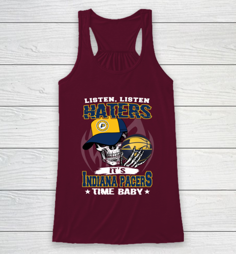 Listen Haters It is PACERS Time Baby NBA Racerback Tank 2