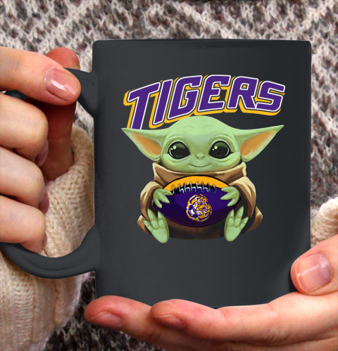 Baby Yoda Loves The LSU Tigers Star Wars NCAA Shirt 146