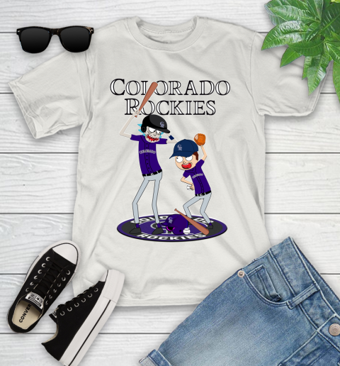 MLB Colorado Rockies Rick And Morty Baseball 114