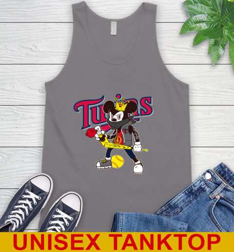 Minnesota Twins MLB Baseball Mickey Peace Sign Sports Tank Top 7