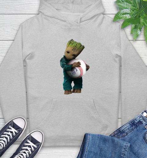MLB Groot Guardians Of The Galaxy Baseball Sports Colorado Rockies Hoodie 6