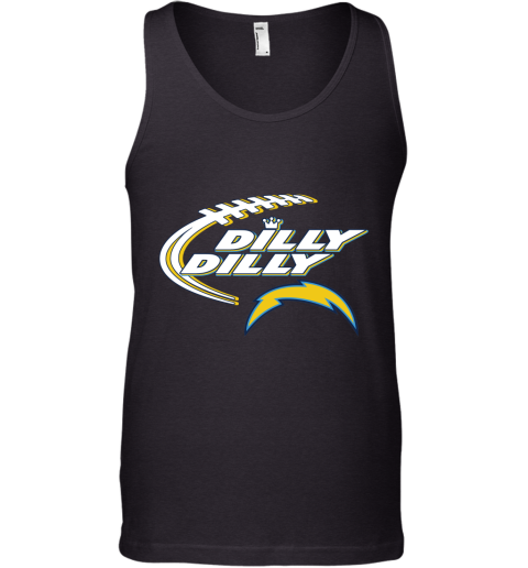 NFL Los Angeles Chargers Dilly Dilly Football Sports RmoMnqWSBJU unisex tank 17 95 151514 front black