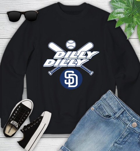 MLB San Diego Padres Dilly Dilly Baseball Sports Youth Sweatshirt 2