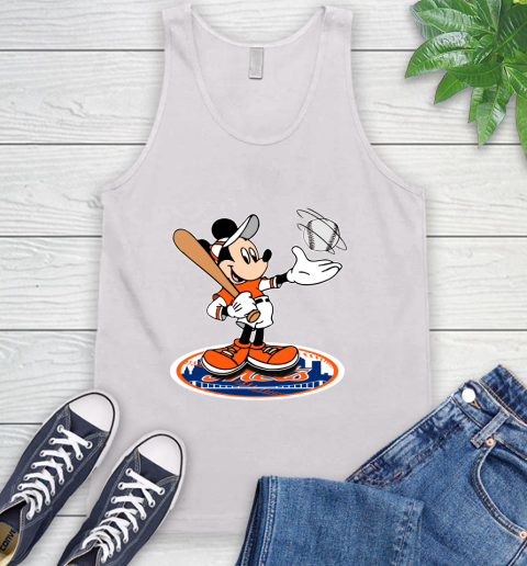 MLB Baseball New York Mets Cheerful Mickey Disney Shirt Tank Top 2