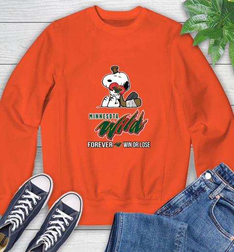 NHL The Peanuts Movie Snoopy Forever Win Or Lose Hockey Minnesota Wild 28