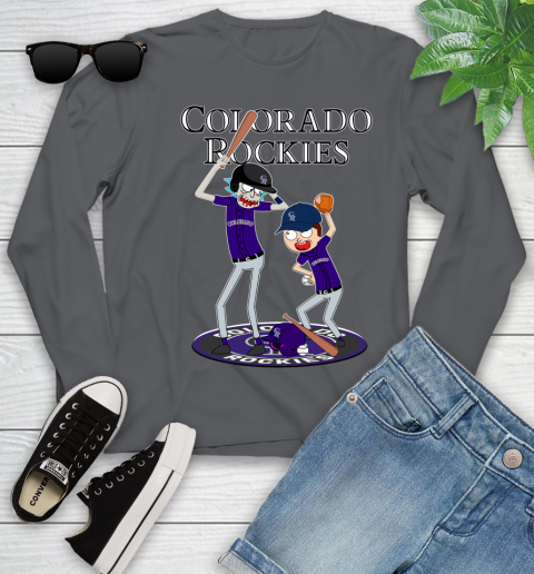 MLB Colorado Rockies Rick And Morty Baseball 132