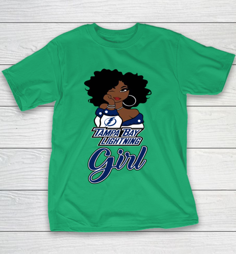 Tampa Bay Lightning Girl NHL Youth T-Shirt 6