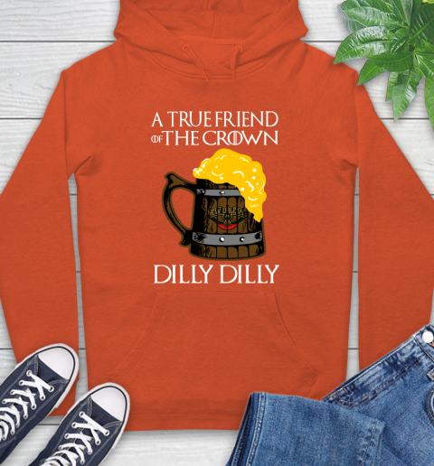 NBA New Orleans Pelicans A True Friend Of The Crown Game Of Thrones Beer Dilly Dilly Basketball Hoodie 4