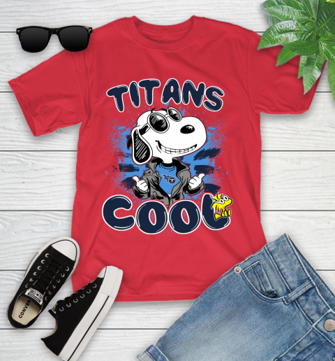 NFL Football Tennessee Titans Cool Snoopy Shirt Youth T-Shirt 11