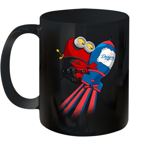 MLB Baseball Los Angeles Dodgers Deadpool Minion Marvel Shirt Ceramic Mug 11oz