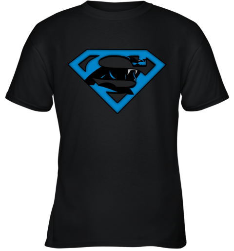 We Are Undefeatable The Carolina Panthers x Superman NFL Youth T-Shirt