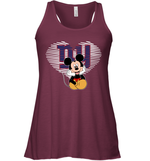 NFL New York Giants The Heart Mickey Mouse Disney Football T Shirt 8VUJu4upFY1 flowy tank 32 95 151514 front maroon