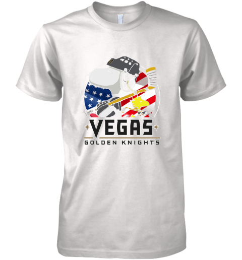 Vegas Golden Knights Ice Hockey Snoopy And Woodstock NHL Premium Men's T-Shirt