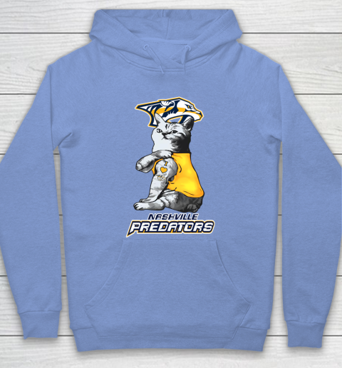NHL My Cat Loves Nashville Predators Hockey Hoodie 8