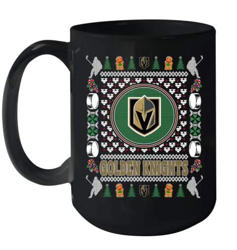 Vegas Golden Knights Merry Christmas NHL Hockey Loyal Fan Ceramic Mug 15oz
