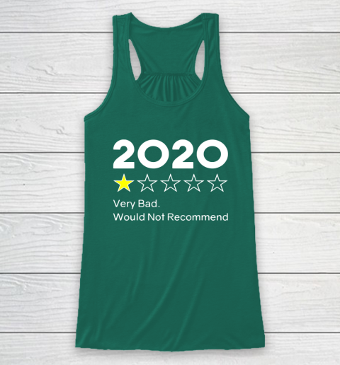 2020 One Star Very Bad Would Not Recommend Racerback Tank 5
