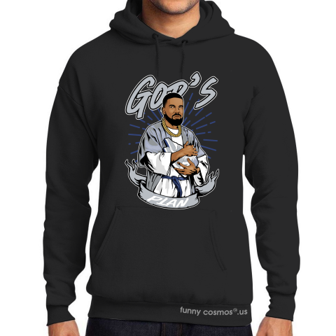 Air Jordan 1 Racer Blue Chicago Matching Sneaker Tshirt Frake God's Plan Blue and White Jordan Tshirt