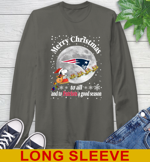 New England Patriots Merry Christmas To All And To Patriots A Good Season NFL Football Sports Long Sleeve T-Shirt 10