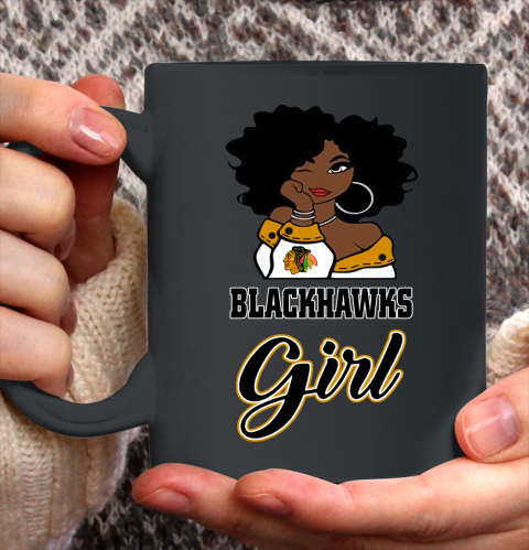 Chicago Blackhawks Girl NHL Ceramic Mug 11oz