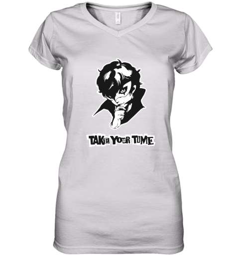 Persona 5 Take Your Time Women's V-Neck T-Shirt