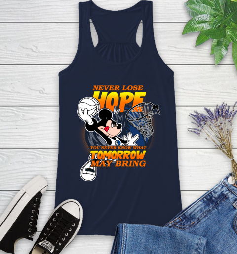 Dallas Mavericks NBA Basketball Mickey Disney Never Lose Hope Racerback Tank 10