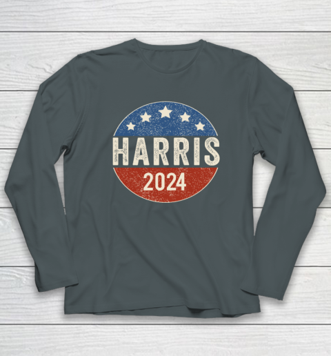 Kamala Harris 2024 For President Campaign US Flag Long Sleeve T-Shirt 3