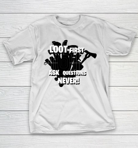 Fortnite Tshirt Loot First T-Shirt