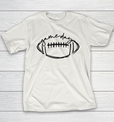 Game Day Football Lover Football Life Youth T-Shirt