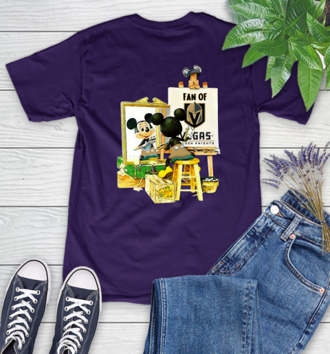 NHL Hockey Vegas Golden Knights Mickey Drawing Shirt 85